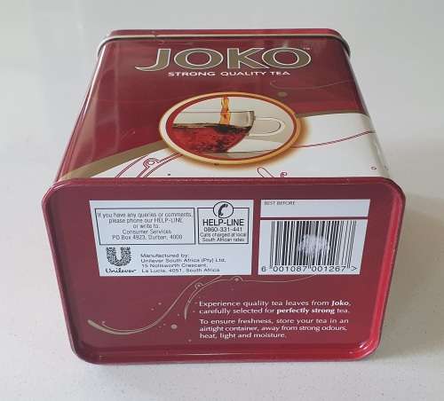JOKO tea tin as per photos