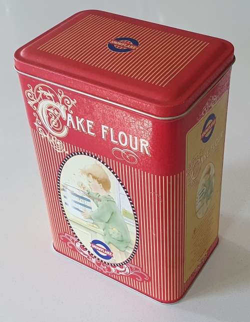 Snowflake Cake Flour tin as per photos