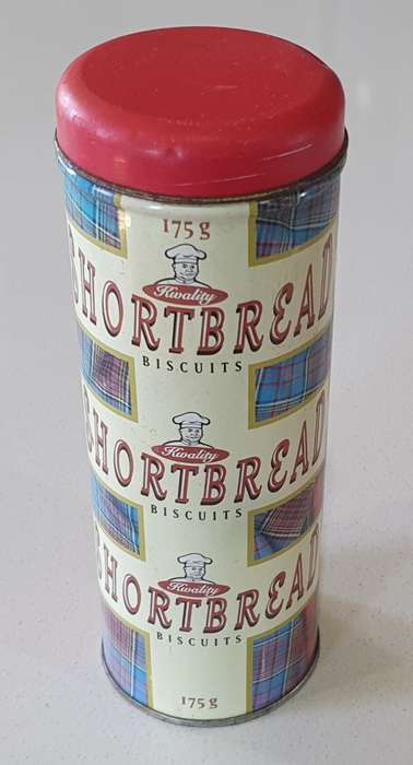 Shortbread biscuits tin as per photos