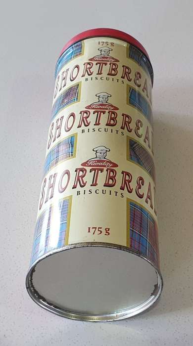 Shortbread biscuits tin as per photos