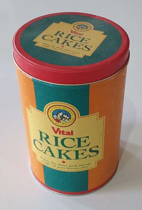 VITAL Rice Cakes tin as per photos