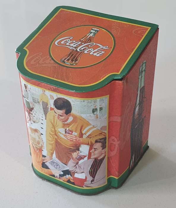 COCA COLA tin as per photos
