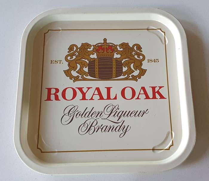 Royal Oak tin serving tray as per photos