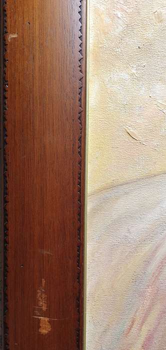 Framed oil painting by LOUISE BESTER as per photo
