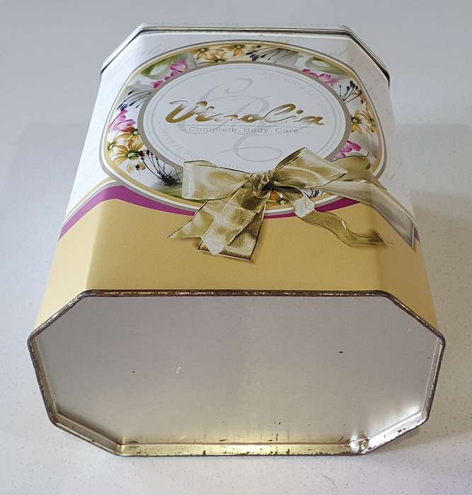 VINOLIA tin as per photos