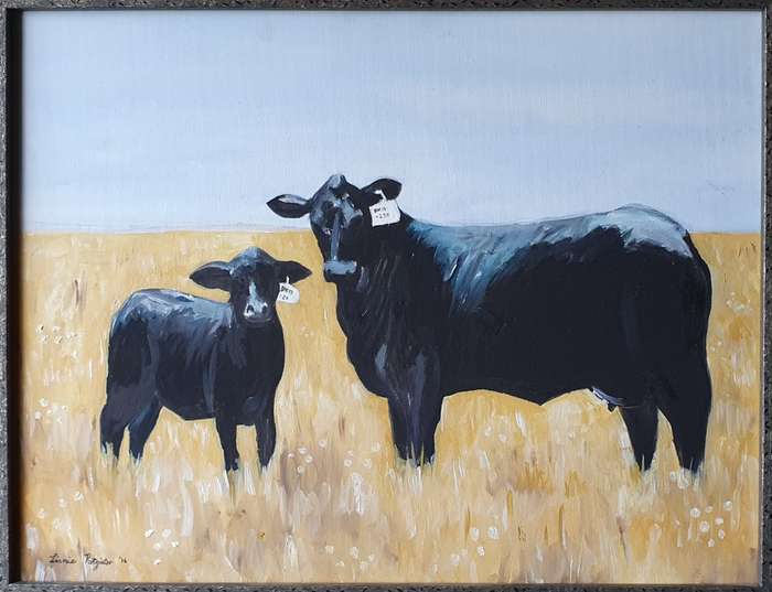 Original framed oil painting by LIANIE POTGIETER as per photos