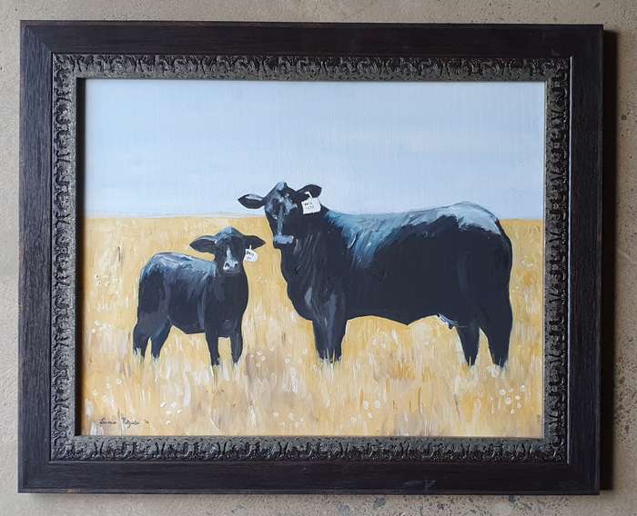 Original framed oil painting by LIANIE POTGIETER as per photos