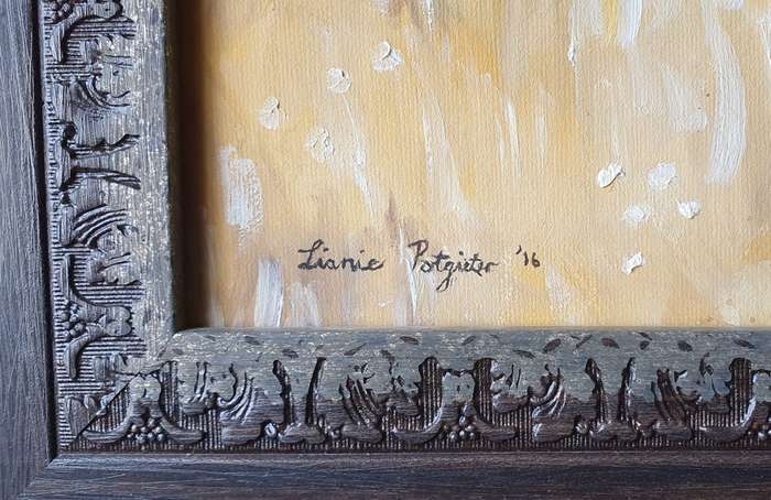 Original framed oil painting by LIANIE POTGIETER as per photos