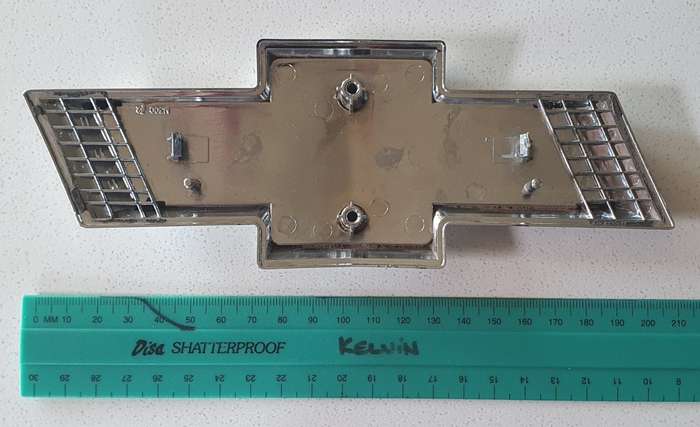 CHEV plastic car badge as per photo