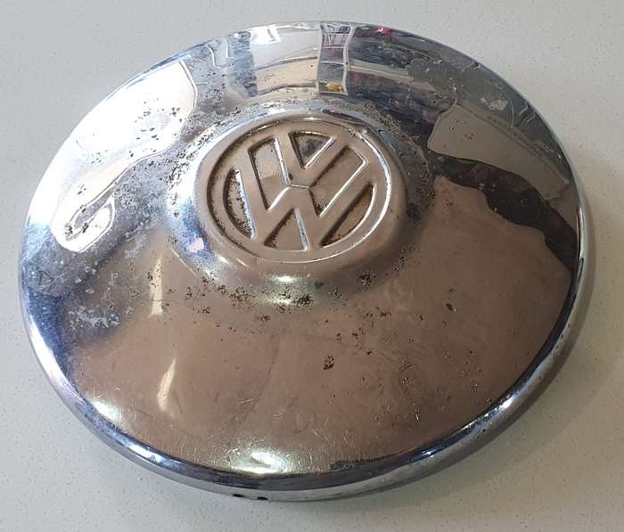 Vintage VW wheel hubcap as per photo
