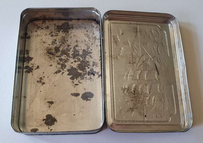 WOOLWORTHS tin as per photos