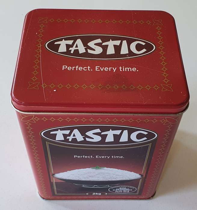 TASTIC RICE tin as per photos