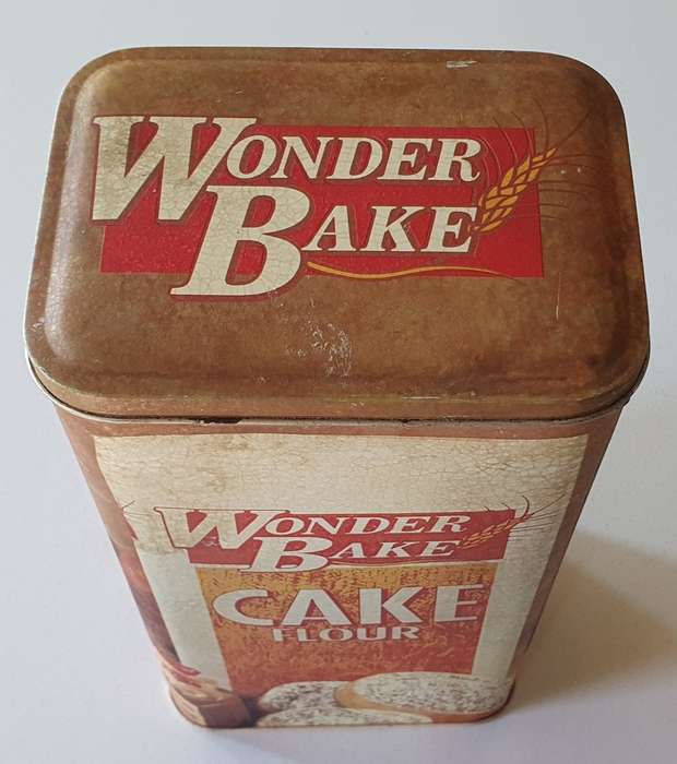 WONDER BAKE CAKE FLOUR tin as per photos