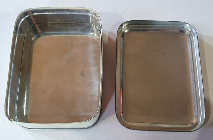Vintage SHARPS toffee tin with  image of a cat as per photos