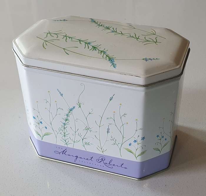 Margaret Roberts collection tin as per photos