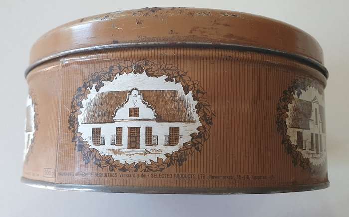 BAUMANN'S biscuits tin as per photos