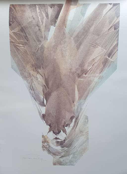Wild life Print of a painting by Derric van Rensburg as per photo