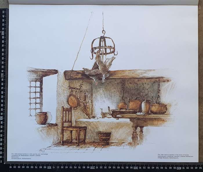 Print of a painting by Coza Coetzee as per photo