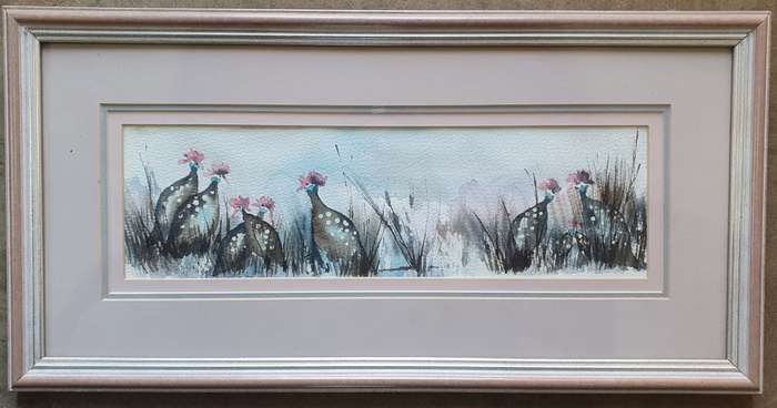 Original framed watercolour painting by E. du Toit (not signed) as per photos