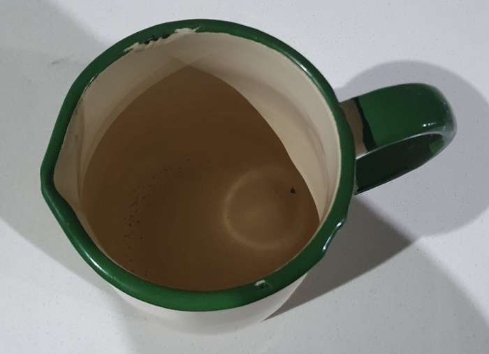 Vintage medium Enamel jug as per photo