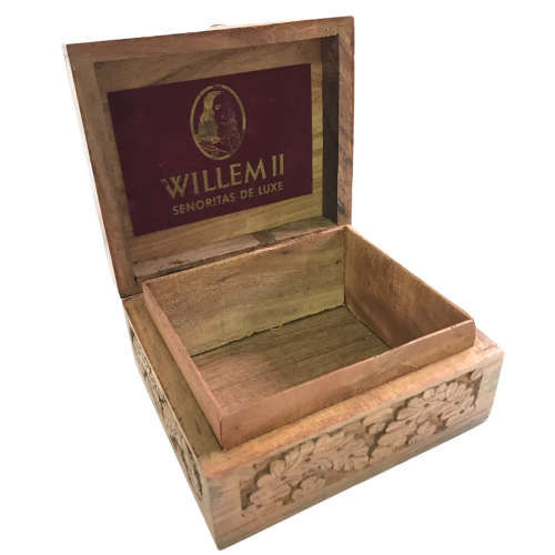 willem ii senoritas de luxe custom cigar box