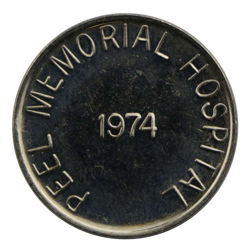 1974 Canada Peel Memorial Hospital Parking Token