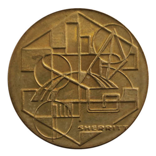 1966 Canada Copper Sherritt Mint Plant Opening Medallion