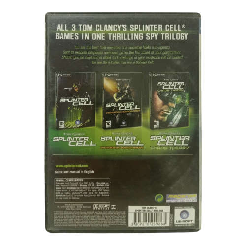 Splinter Cell - Triology PC (DVD)