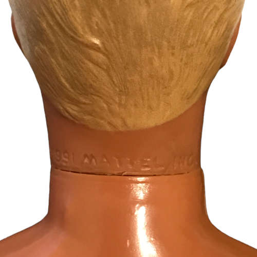 1968 Mattel Inc (Indonesia) Ken Doll, head from 1991 Mattel Inc (Indonesia) with Bath Robe and Swimm
