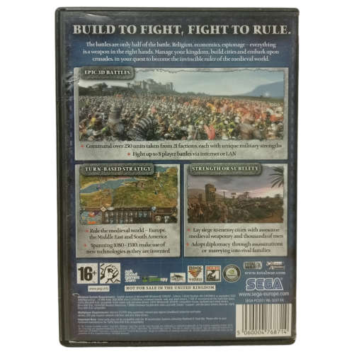 Medieval II - Total War PC (DVD)