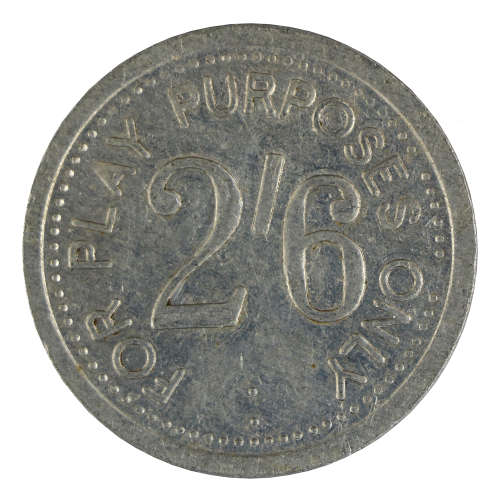 Unknown `for play purposes only` 2/6 token