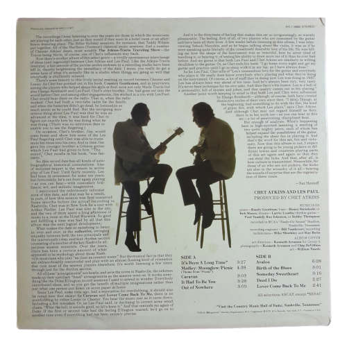 1976 Chet Atkins & Les Paul - Chester & Lester - Vinyl, 7`, 33 RPM - Jazz & Pop - Very Good Plus - W