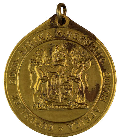 1961 Formation of the Republic of South Africa Medallion Matt Bronze