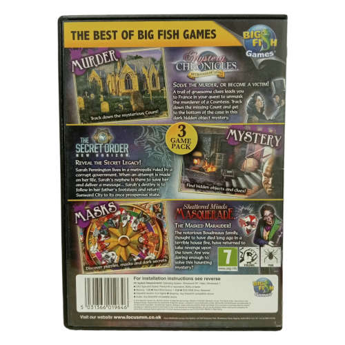 Murder Mystery & Masks - Triple Pack PC (DVD)