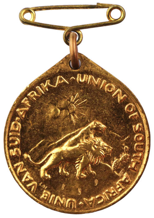 1937 Coronation of King George VI and Queen Elizabeth Bronze medallion for School Children