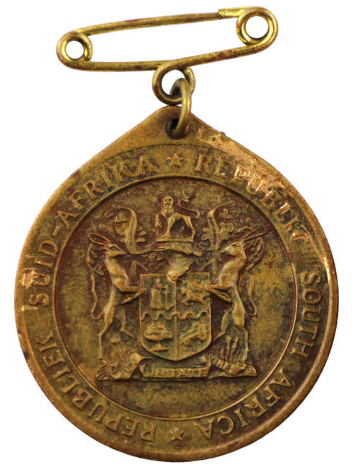 1961 Formation of the Republic of South Africa Bronze Medallion