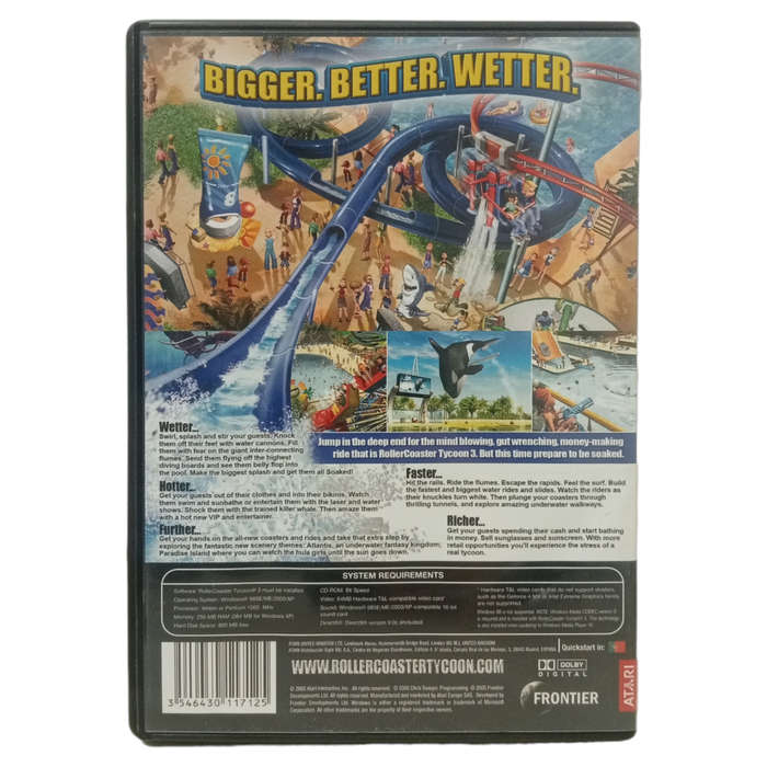 Roller Coaster Tycoon 3 - Soaked PC (CD)