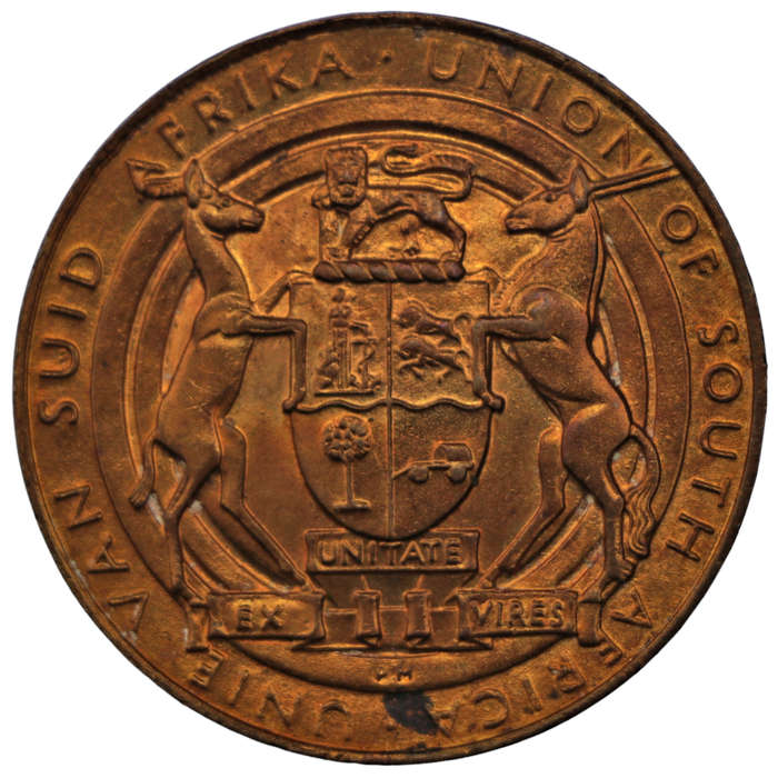 1935 South Africa Silver Jubilee of King George V and Queen Mary Bronze medallion