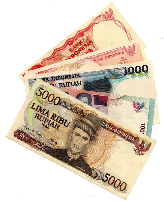 Indonesia note lot 1 Sen - 5000 Rupia