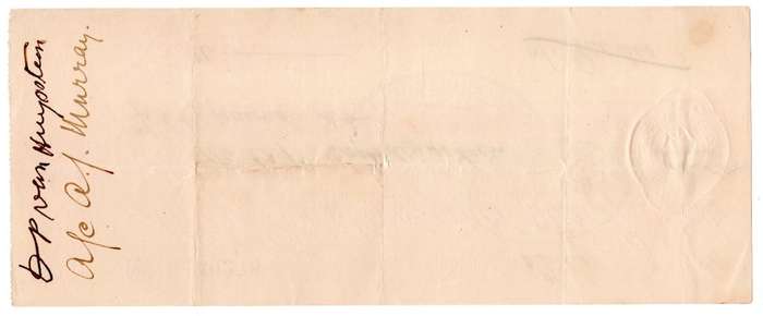 1911 African Banking Corporation Limited Cheque Oudtshoorn, 50 Pounds