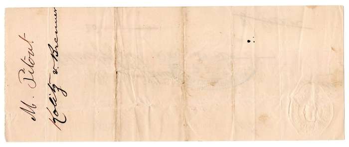 1911 African Banking Corporation Limited Cheque Oudtshoorn, 25 Pounds
