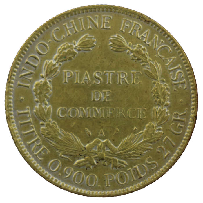 1933 (1925) French Indochina, Third Republic 1 Piastre Replica 17,8g, Copper-nickel, N#295434