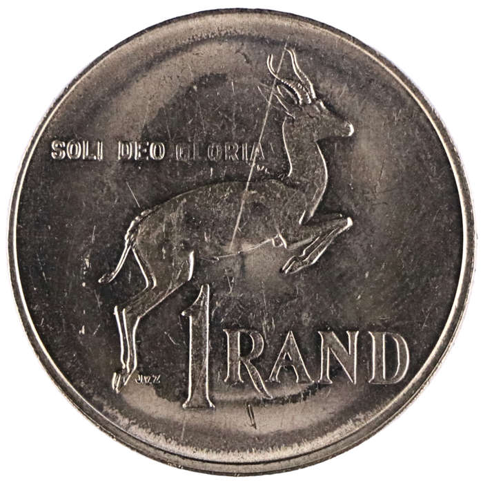 Error 1990 South Africa Nickel R1, Die Transfer i.e. Progressive Indirect Design Transfer (Also know