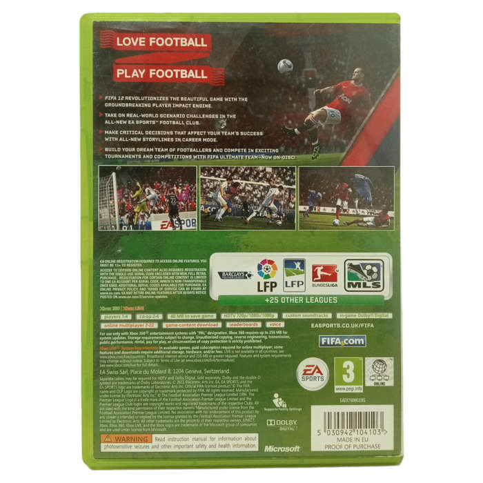 FIFA 12 Xbox 360