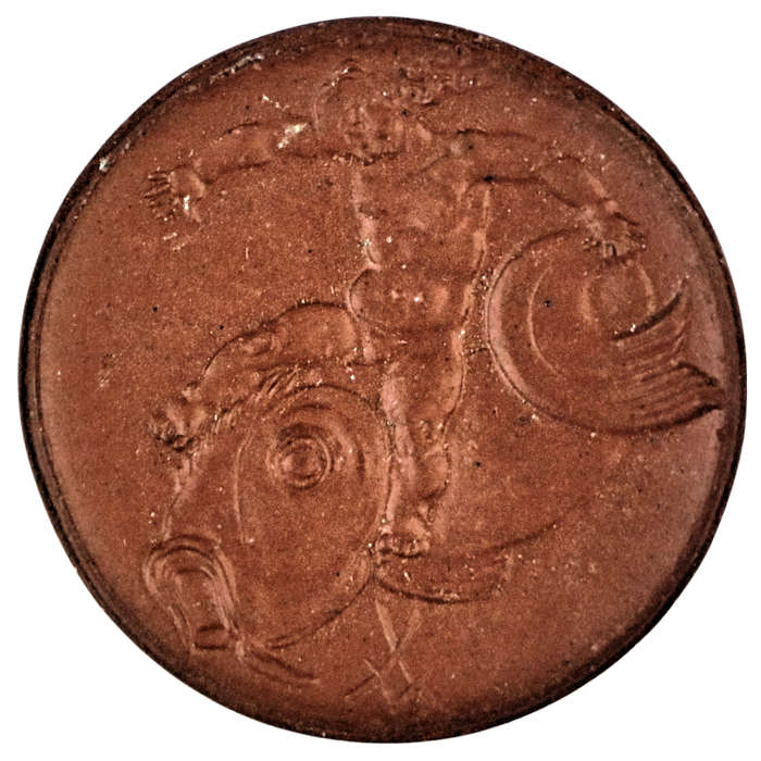 1920 German Stadt, Schleswig-Holstein [Boldixum auf Föhr] Porcelain 1 Mark, 47k Minted