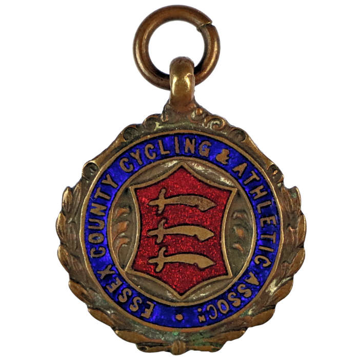 Essex County Cycling & Athletics Association Enamelled Medallion, Un-Issued