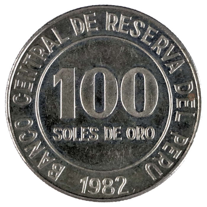 1982 Peru 100 Soles KM#283