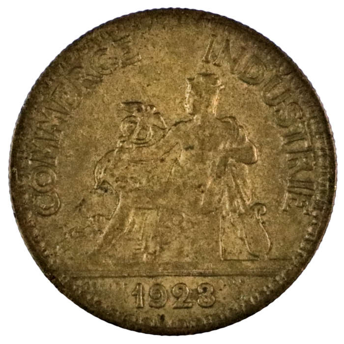 1923 France Chambers of Commerce 50 Centimes, KM#884