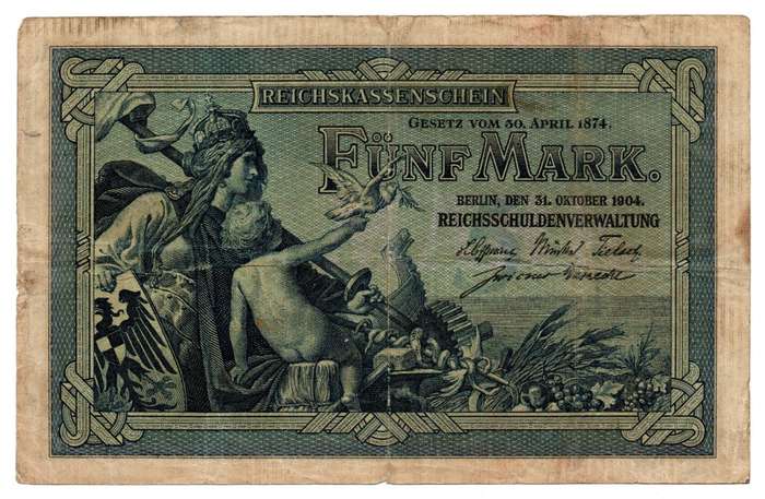 1904 German Berlin 5 Mark Pick#8b