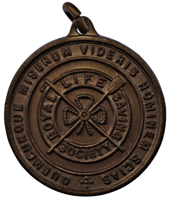 1959 Royal Life Saving Society Medal Awarded to `A. Smith 9 Dec 1959`